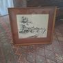 Framed Pencil Sketch of Capel St Bridge Image 2