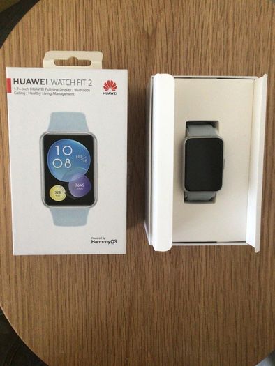 Huawei Watch Fit 2 Smartwatch WITH ORIGINAL BOX - Light Blue - Postage Included