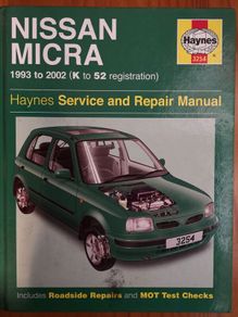 Nissan Micra 1993-2002 Haynes Service and Repair Manual