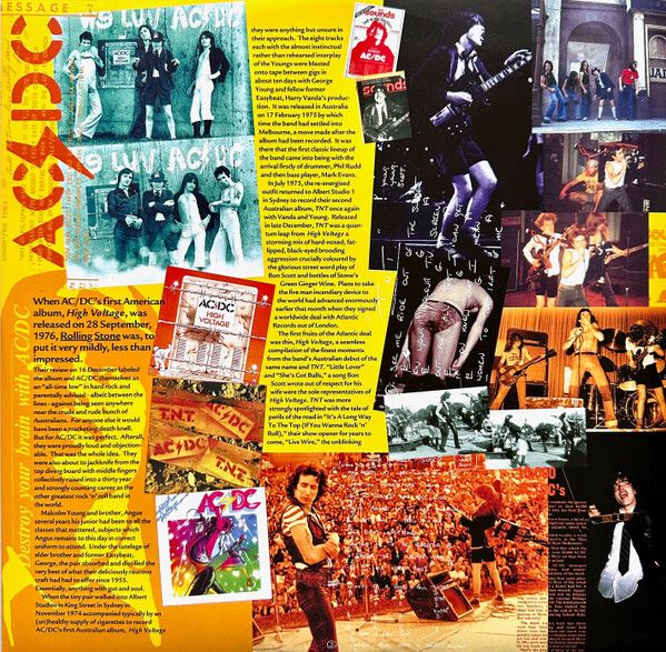 AC/DC High voltage Vinyl, LP, Album, Limited Edition, Reissue, Remastered, Special Edition, Stereo, Gold, 180g, 50th Anniversary