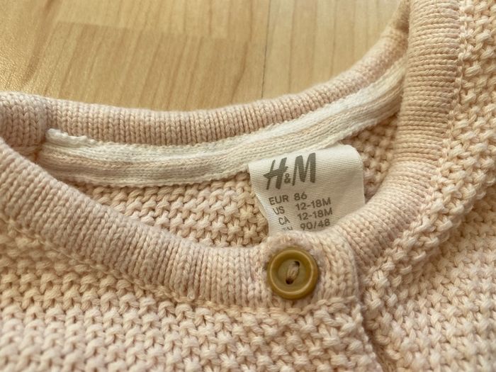 H&M baby girl sweater86cm 12/18months