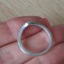 Pandora Sparkling Wishbone silver ring size 54 Image 2