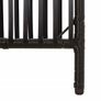 Room Divider 3 Panels Black Poly Rattan Image 6