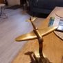 Trench Art Brass Spitfire model on stand Image 8