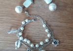 Pearl bracelet earrings cultured pearl Costume jewellery