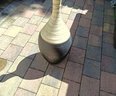 Tall floor standing vase