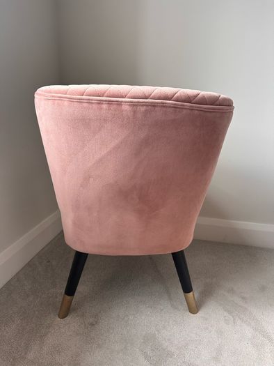Pale pink chair