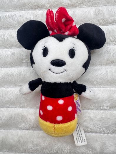 Hallmark Plush Itty Bitty Bittys Disney Minnie Mickey Mouse approx. 4 inch Used Please see photos