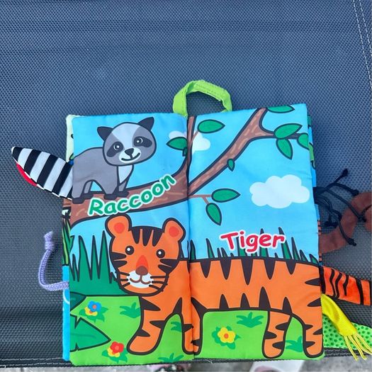 jollybaby soft book Brand New Jungle Tail