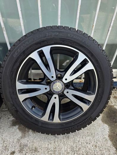 16" Mercedes 5x112 Black & Silver