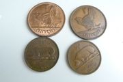 4 Irish coins
