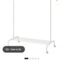 Clothes hanging rack with bench Image 2