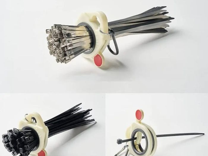Cable Tie Holder Organiser