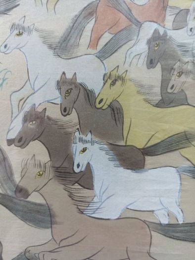 Vintage Framed Horses