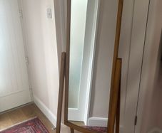 Beautiful wooden cheval mirror