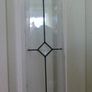 Antique Stunning Leaded Stained Glass Window Art 31" x 4,5" Image 6