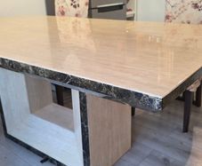 Dining table Beige Marble