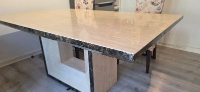 Dining table Beige Marble