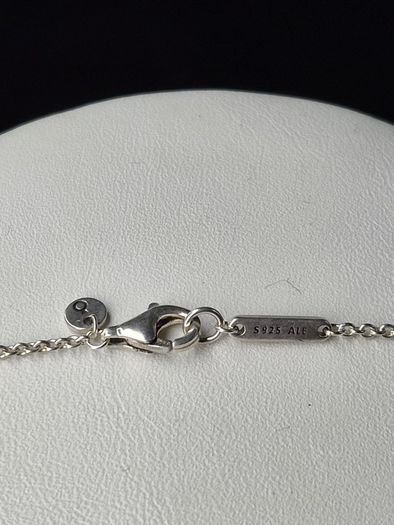 Authentic Pandora Sterling Silver Sparkling Elevated Heart Pendant Necklace with Box