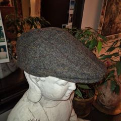 Failsworth Flat Cap Moon Merino Lambswool Tweed