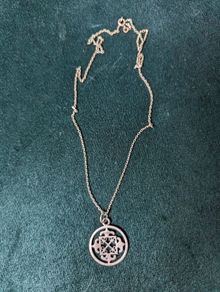 Solid silver pendant