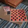 Vintage Draughts Board Game Image 2