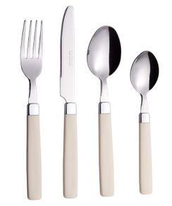 Brand New 16-Piece Stainless Steel Cutlery Set 4-Person Coloured Handles Rustproof Dishwasher Safe