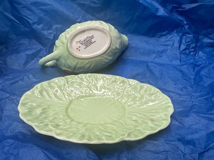Salad Plate & Jug - Carlton ware