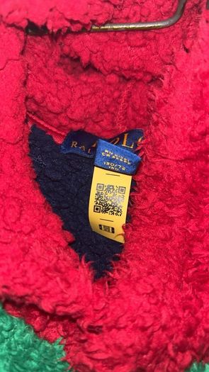 Polo Ralph Lauren Teddy Sherpa Fleece Kids 10 12
