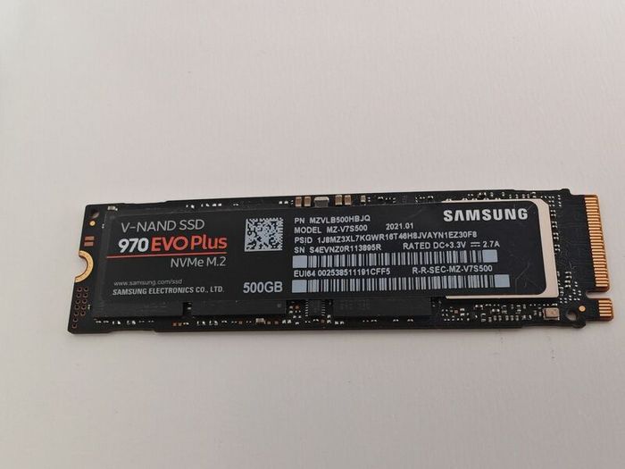 Samsung Nvme 500gb