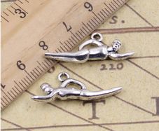 Swimmer Charm