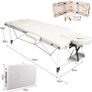 Portable Massage Bed Table - 3-Section Aluminium Foldable Beauty Couch for Reiki Therapy Treatment Salon Healing - Metal Headrest Support/with Carry Bag (FREE SHIPPING) Image 8