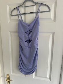 New "Pretty Little Thing" Women's Lilac Mini Dress - Size small