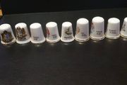 Bone China Thimbles Assortment Signs of the Zodiac