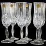 6 x Vintage Royal Doulton Crystal Champagne Flutes Image 6