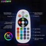 5050RGB LED Strip 24-Key Infrared Remote Control Multi-Color Adjustable Rainbow Changing Flexible LED Strip Image 2