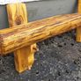 Rustic Driftwood stove mantle / shelf Image 5