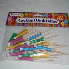 Pkt. Cocktail Unbrellas for Sale