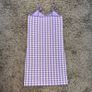 Purple Gingham Dress Image 2