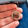 Elegant Newbridge Silverware Lotus Flower Pendant Image 2