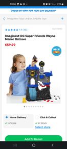 Imaginext DC Super Friends Wayne Manor BatCave