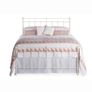 King Size Brass & Cast Enamelled Bed Image 8