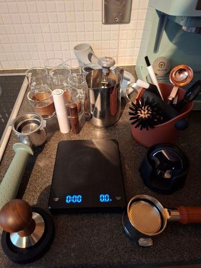Full espresso making set up