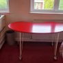 Red Desk on wheels Image 3