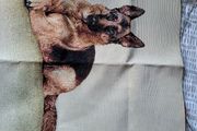 Tapestry panel with German Shepherd NEW, perfect for pillow