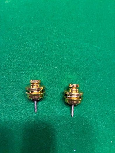 strap locks x2 Gold plated