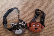 Kids head torch light lamp