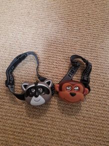 Kids head torch light lamp