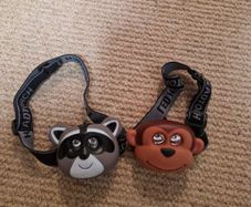 Kids head torch light lamp