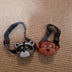 Kids head torch light lamp